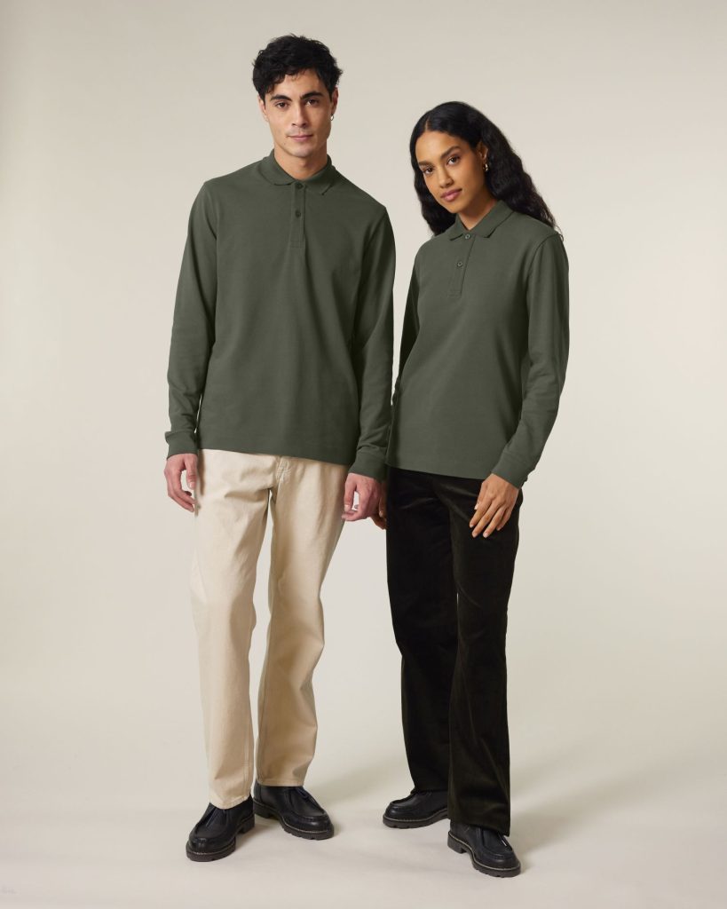 Stanley StellaPolohemden - Prepster 2.0 Long Sleeve - Medium Fit - Long Sleeve - Round Neck with Collar
