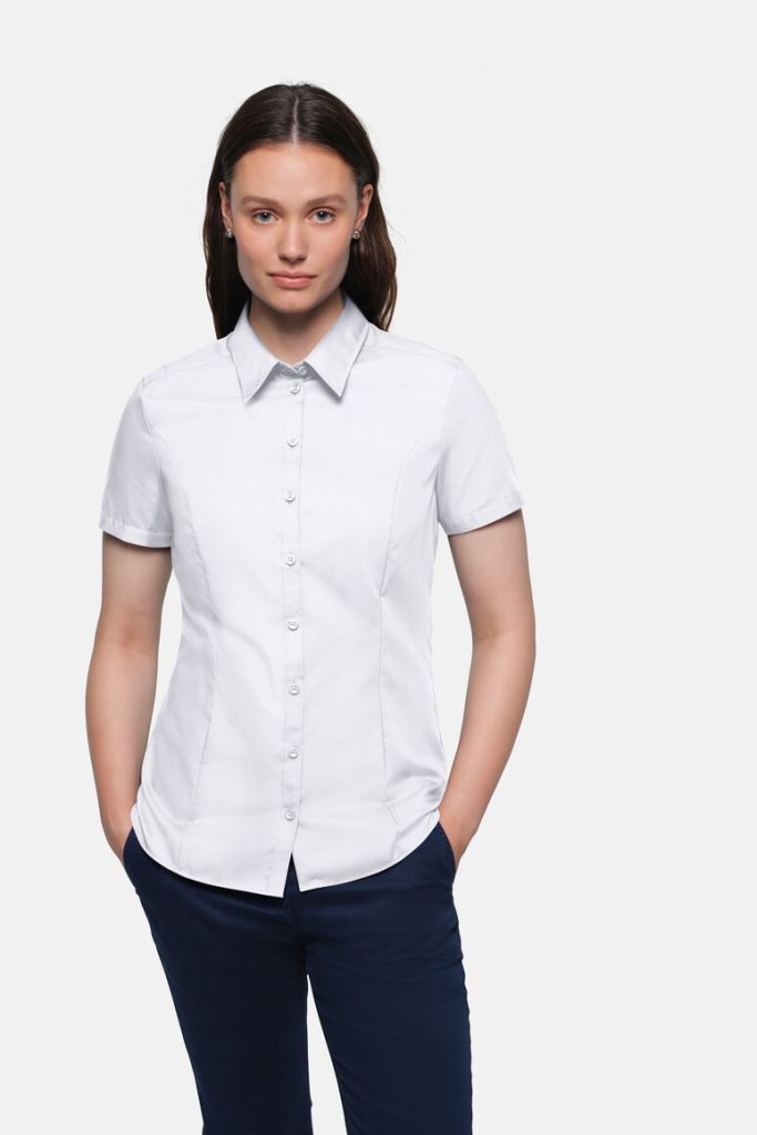 #112 - HAKRO 1/2-Arm Bluse Business