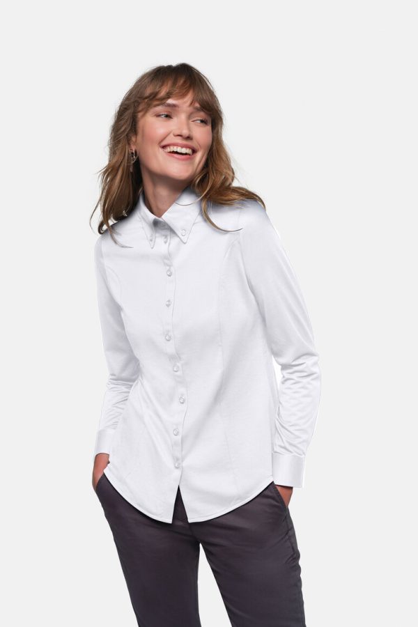 #129 - HAKRO Bluse Natural Stretch