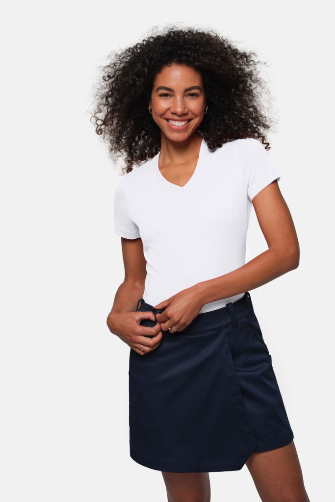 #181 - HAKRO Damen V-Shirt MIKRALINAR®