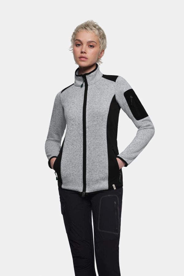 #236 - HAKRO Damen Strickfleecejacke