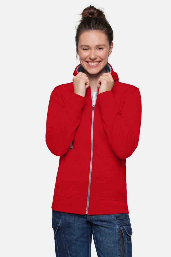 #255 - HAKRO Damen Kapuzenjacke Bonded ECO
