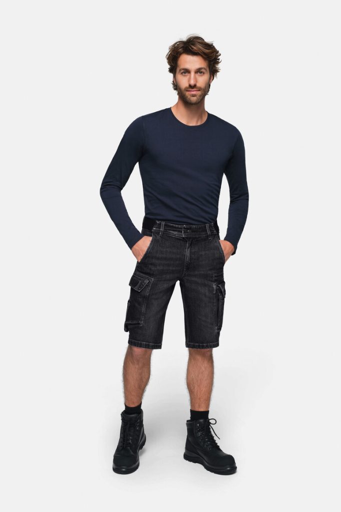 #736 - HAKRO Worker-Jeansshorts Dyneema® X-Stretch ECO