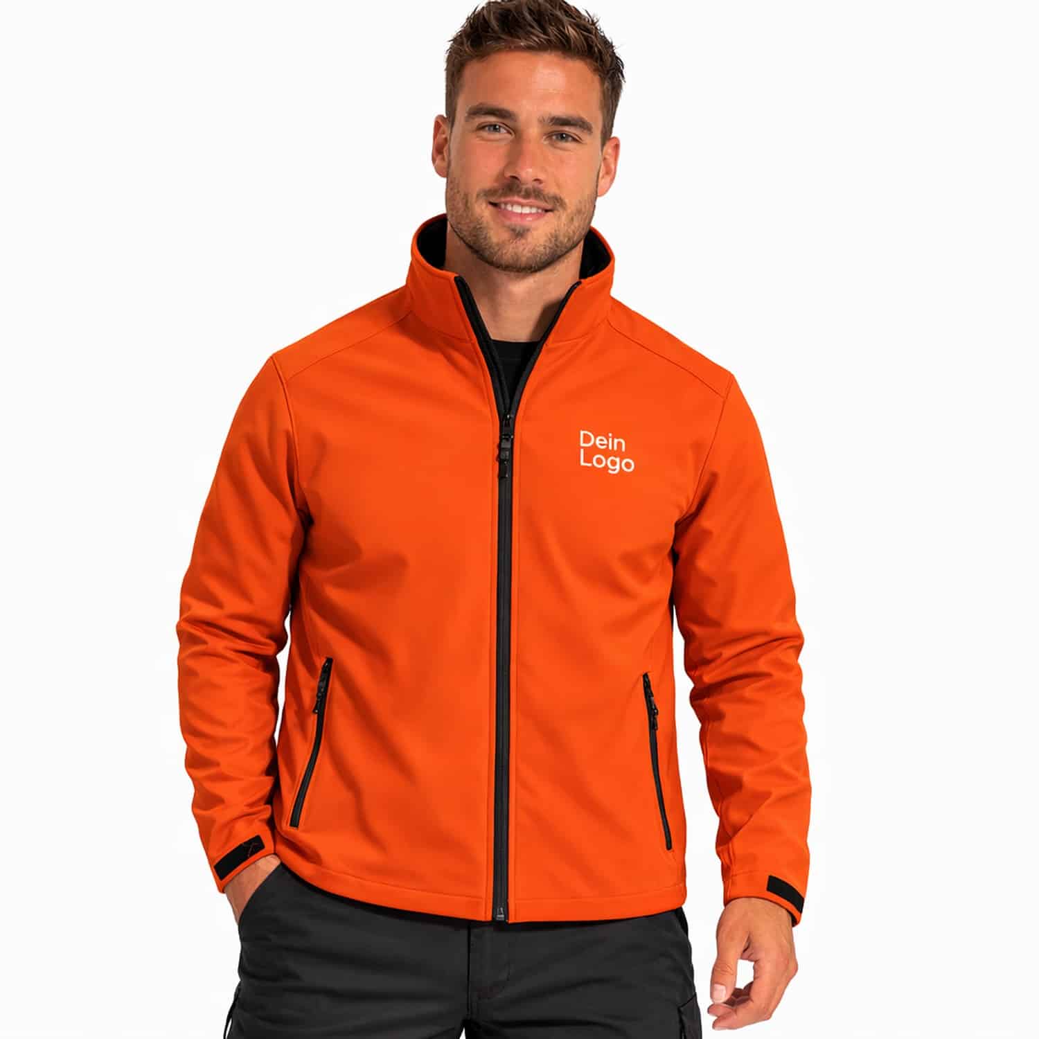 Stehkragen Softshelljacke