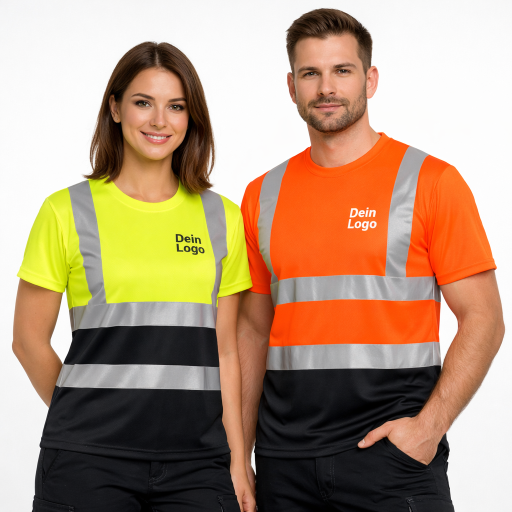 Rundhals Warnschutz T-Shirts