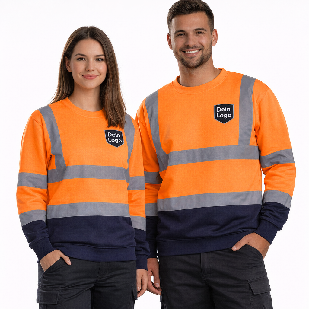 Rundhals Warnschutz Pullover
